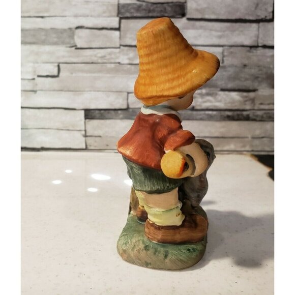 Lipper & Mann Creations Shepherd Little Boy Sheep Lamb Figurine - Picture 4 of 6